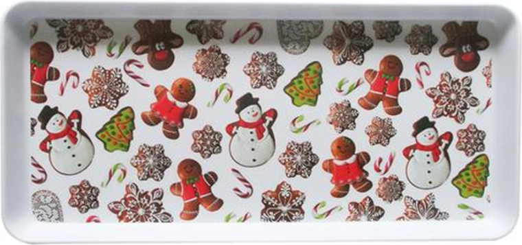 TORO Christmas Serving Tray with Gingerbread Motif