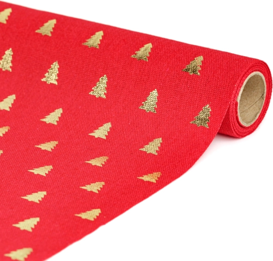 Christmas Table Runner with Tree 180 × 28 cm