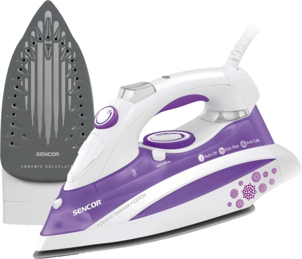Sencor Steam Iron with Ceramic Soleplate