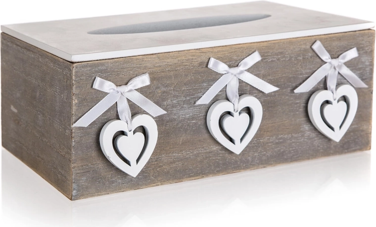 Кутия за хартиени кърпички HEART 24 × 13,5 × 9,5 см