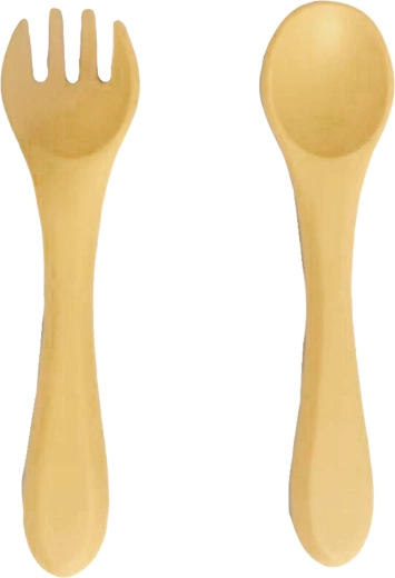 Kitchisimo Baby silicone children's cutlery, set of 2