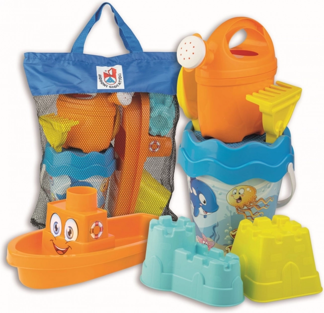 Happy Fish Sand Set in Travel Bag