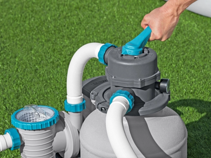 6-позиционен вентил и интегриран манометър