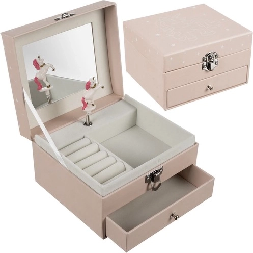 Unicorn jewelry box with music box for girls - 1 piece
