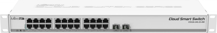 MikroTik Cloud Smart Switch 24 порта с 2 SFP+