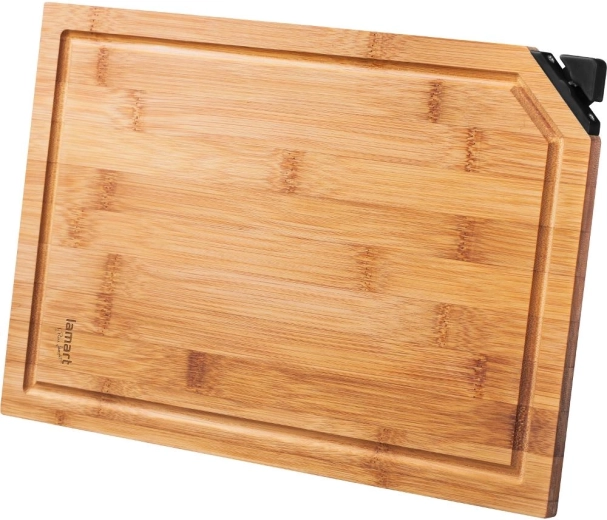 Lamart Bamboo Cutting Board with Knife Sharpener