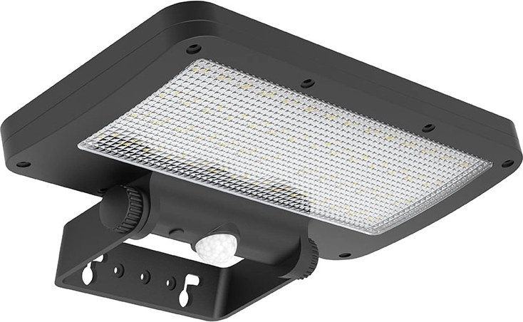 Solight LED solar outdoor floodlight with sensor 5 W 500 lm 4000 K black
