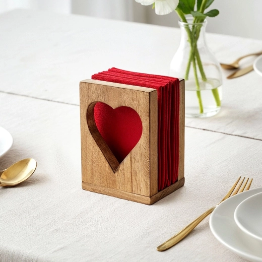 Stable and compact napkin storage
