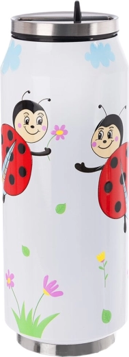 Stainless steel can-shaped thermos – ladybug 0.4 l