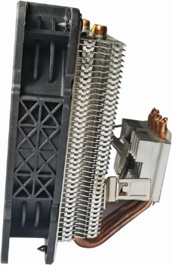 Efficient heatsink with heatpipes for heat dissipation