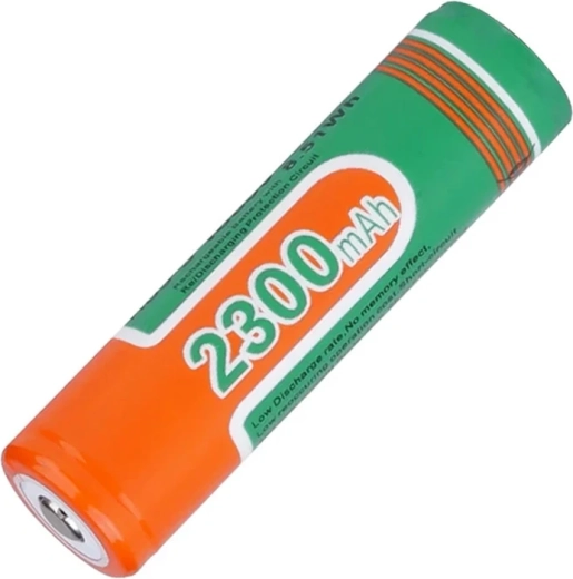 Superfire rechargeable Li-Ion 18650 battery 2300 mAh with PCB protection