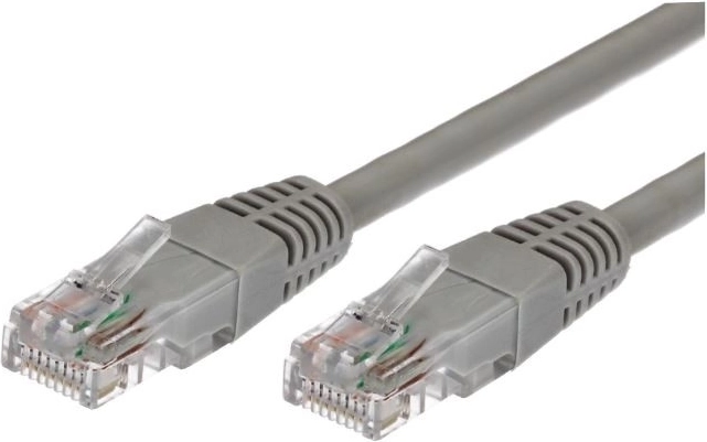 Мрежов кабел RJ45 UTP Cat6A 1 м сив