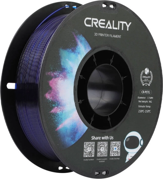 Creality CR-PETG filament 1.75 mm transparent blue 1 kg