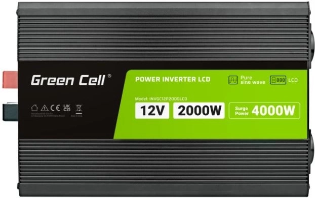 Bright LCD display and battery monitoring