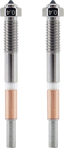 QiDi bimetal nozzle 0.4 mm for Q2 - 2 pcs