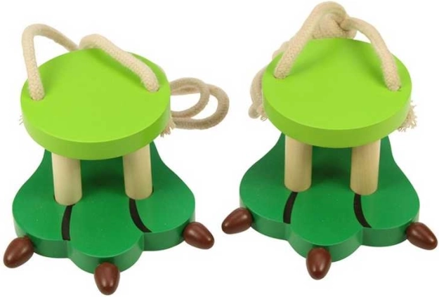 Bigjigs Toys crocodile stilts for children