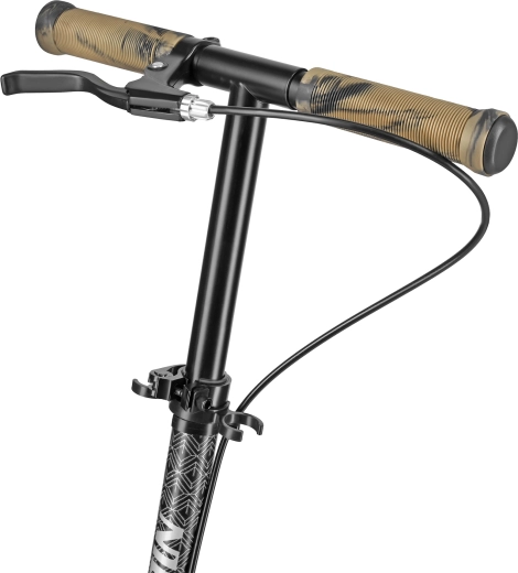 Ergonomic handlebars with height adjustment