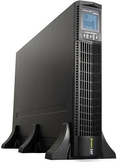 Резервно захранване UPS GREEN CELL RTII 3000 VA с LCD (Online, rackmount)