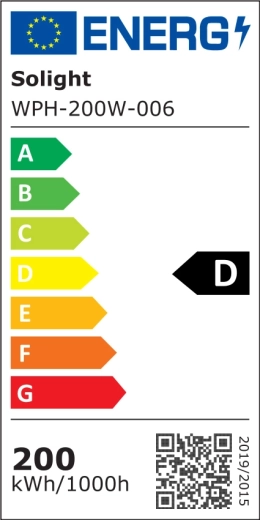 Energy class D (EU label)