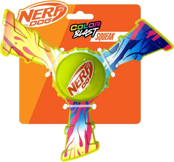 Nerf Dog flying dog toy with colorful grip 20 cm