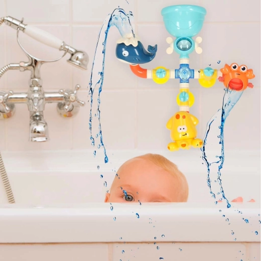 Sea friends enliven bath time