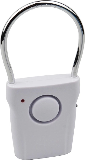 Door alarm with vibration and touch sensor