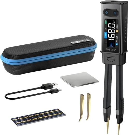 Tweezer design + Kelvin method for convenient testing