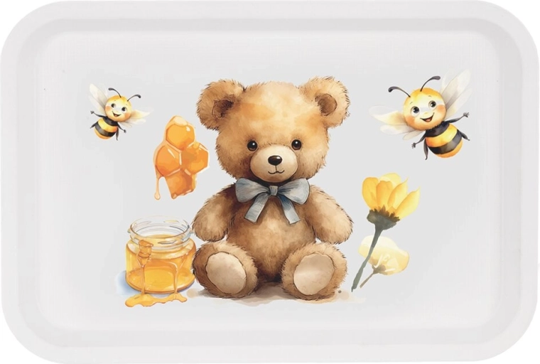 Toya children's serving tray teddy bear 30.5 × 21 cm