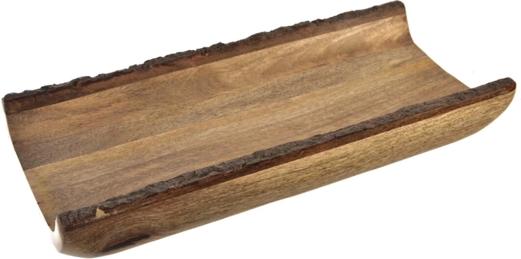 Mango/Bark Tray 40 × 18 × 6 cm