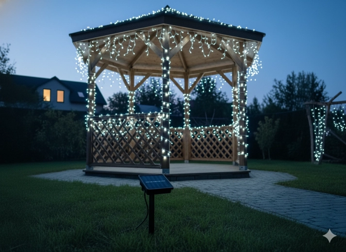 200 LED на 20 метра за впечатляващо сияние