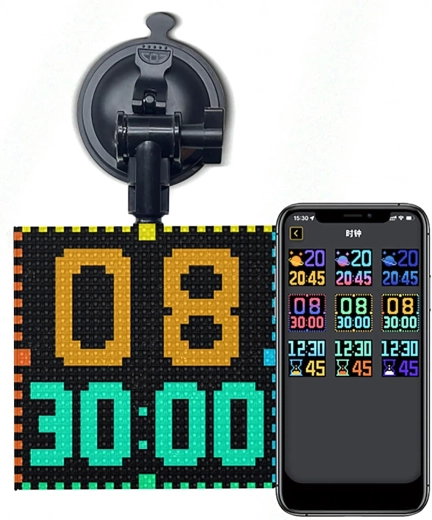 Easy suction-cup mounting and 12 V USB power