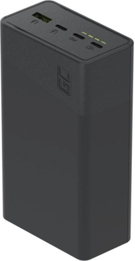 Huge 30000 mAh capacity for days away from outlets