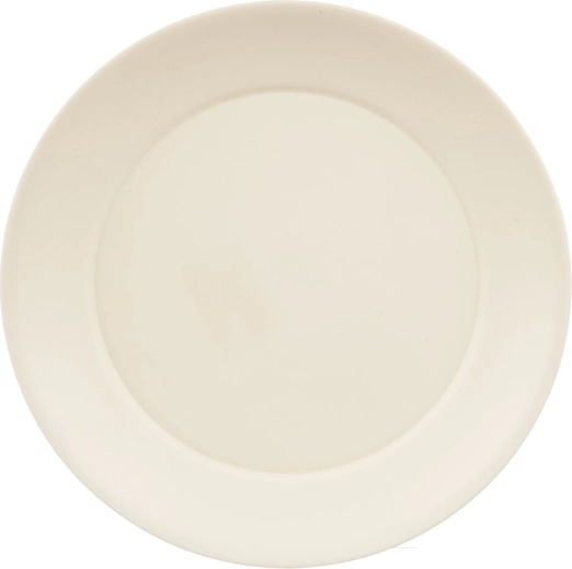 Shallow plastic plate Sandy 23.5 cm, cream