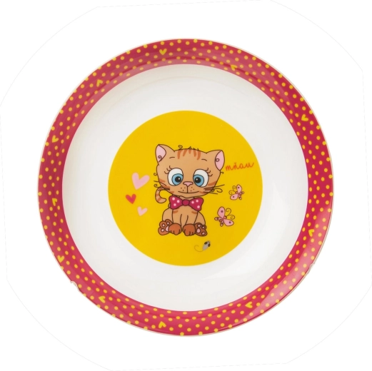 Children's deep plate CATS 19 cm