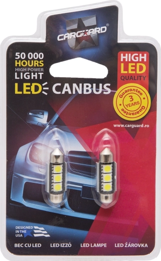 LED плафонна крушка 36 мм 12 V 3 W