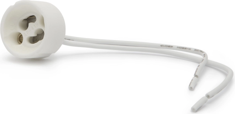 GU10 ceramic socket with wires