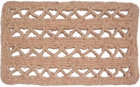 Coconut Grid Doormat 35 × 60 cm