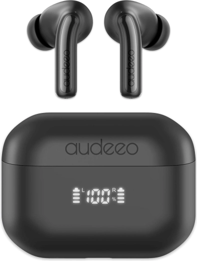 TWS Novatune Wireless Earbuds Black with ANC