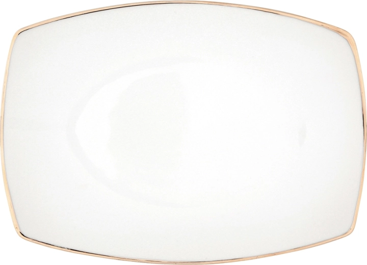 MariaPaula Moderna Square Serving Bowl 33 cm with Gold Decor