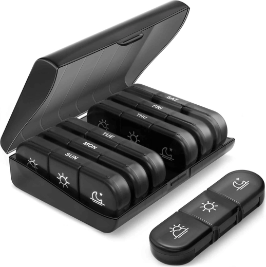 RENEW FORCE weekly pill and dietary supplement organizer