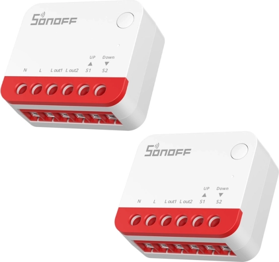 Интелигентен ролетен превключвател Zigbee SONOFF MINI за 2 ролетни щори (2 бр.)