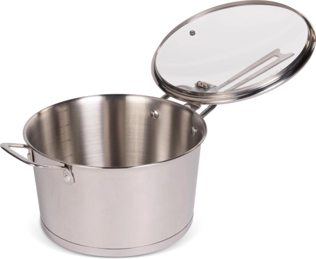 Lamart stainless steel saucepan with lid Conic 24 cm, 5.6 l
