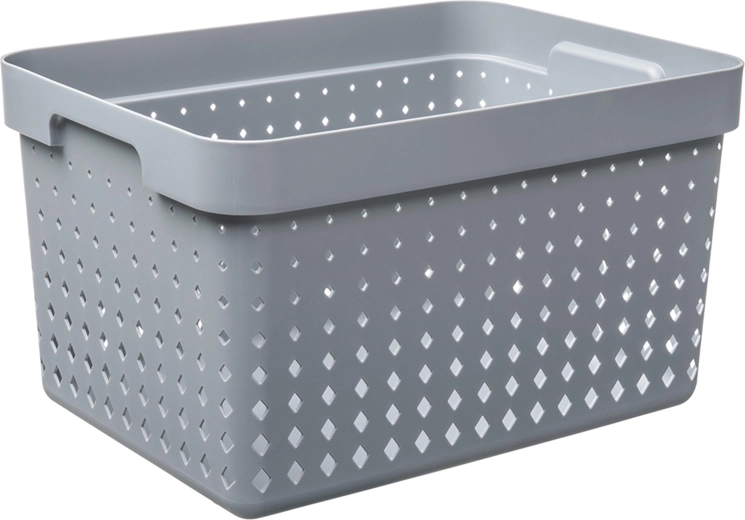 Seoul storage basket large, grey