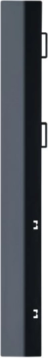 Finishing edge for MOSAIC garden tiles 38 cm – black