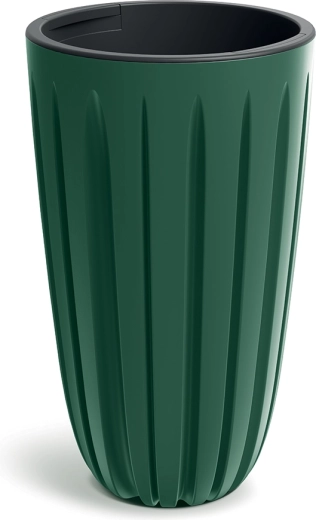 Wario Flower Pot 29 cm dark green with inner insert
