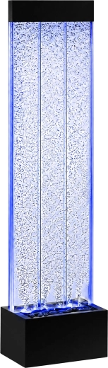 Freestanding Bubble Water Wall LED RGB 150 × 39 × 26 cm
