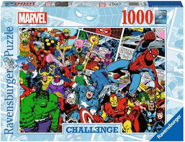 Пъзел предизвикателство Ravensburger Marvel 1000 части