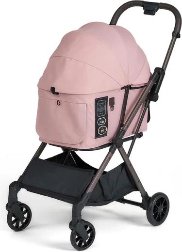 Количка за кучета и котки FIKAGO Mist Pink
