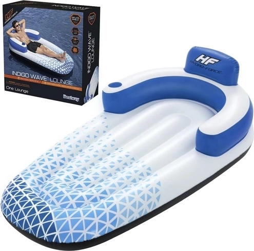 Inflatable Bestway Lounger with Headrest