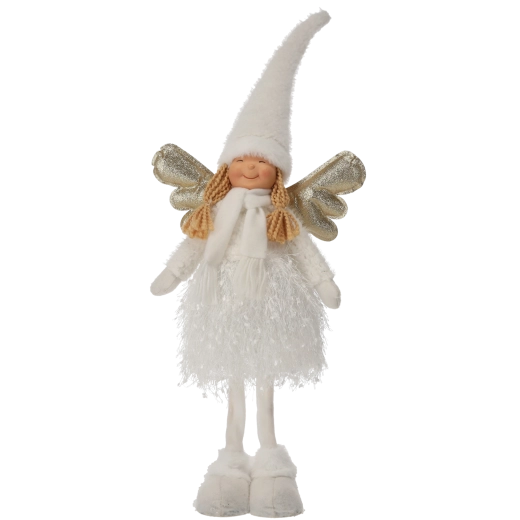 White Christmas angel 70 cm